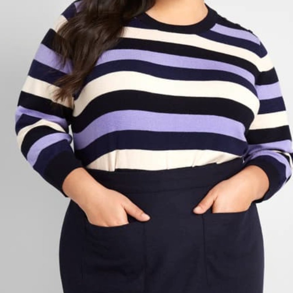 MODCLOTH Charter School Striped Sweater